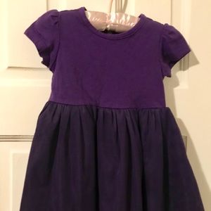Purple tulle dress
